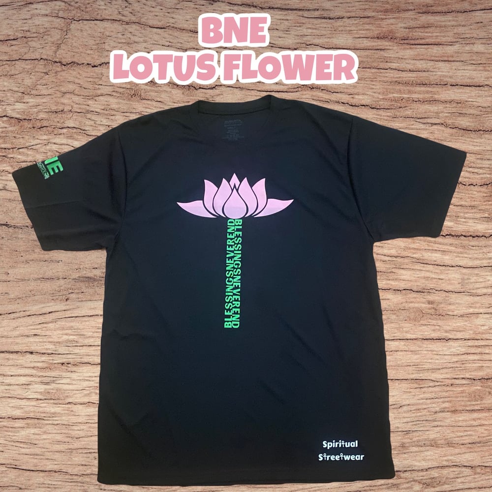 BNE Lotus Flower Tee (black)