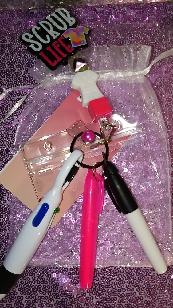 Image of Black ID Reel Badge