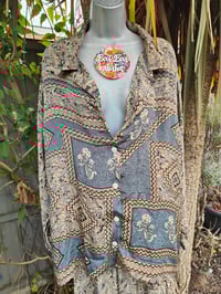 Image 4 of M/l Sari PJ lounge set with Bag tassel grey