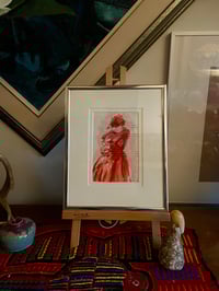 Image 1 of Oil Drawing on Poetry Paper