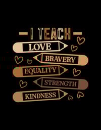 Image 2 of I Teach …… Direct to Film (Ready to press) Transfer