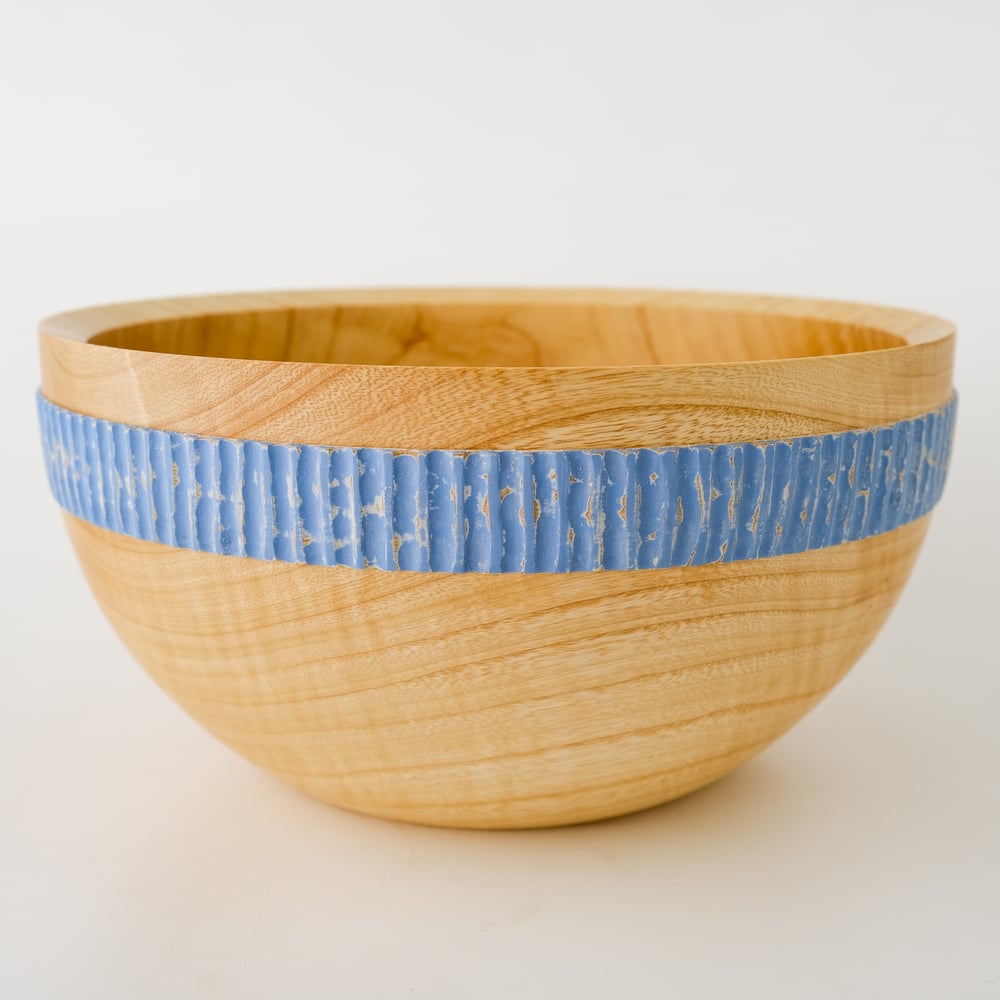 Image of Handmade Ash Bowl with Milk Paint