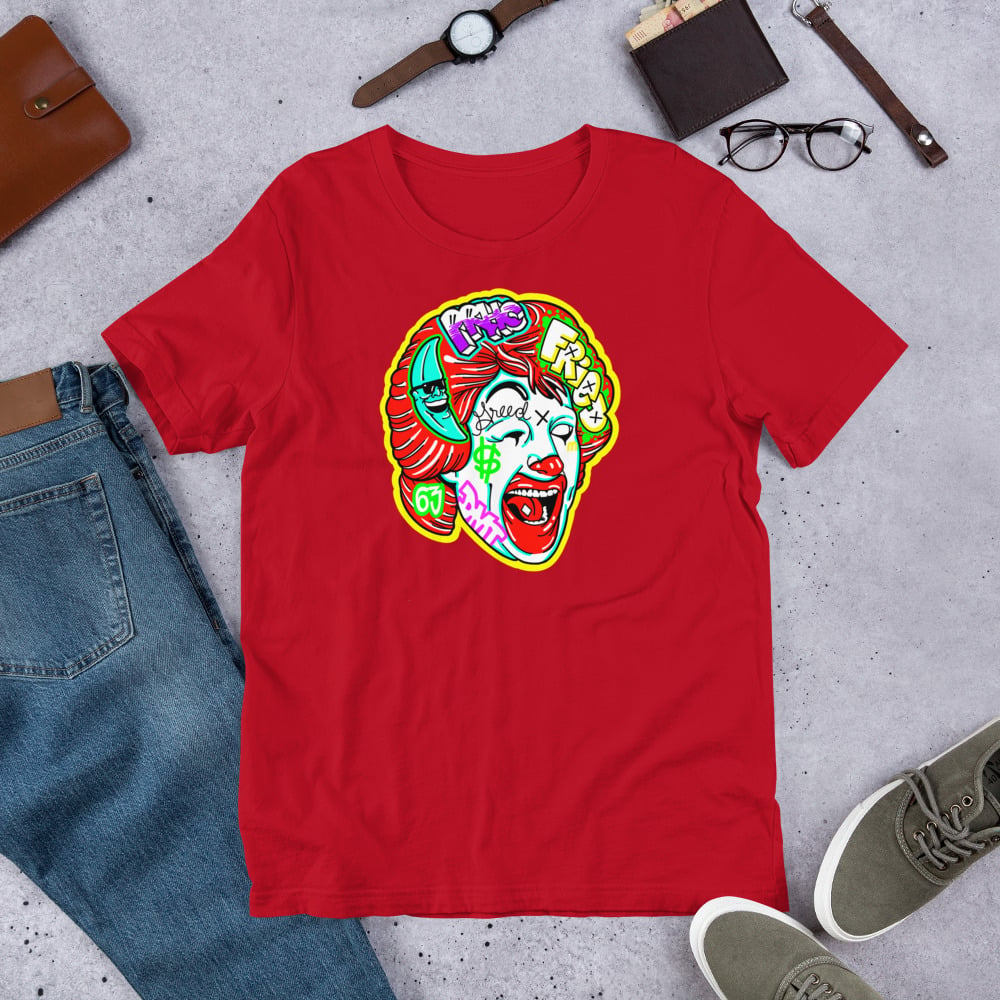 Fried Clown Unisex t-shirt