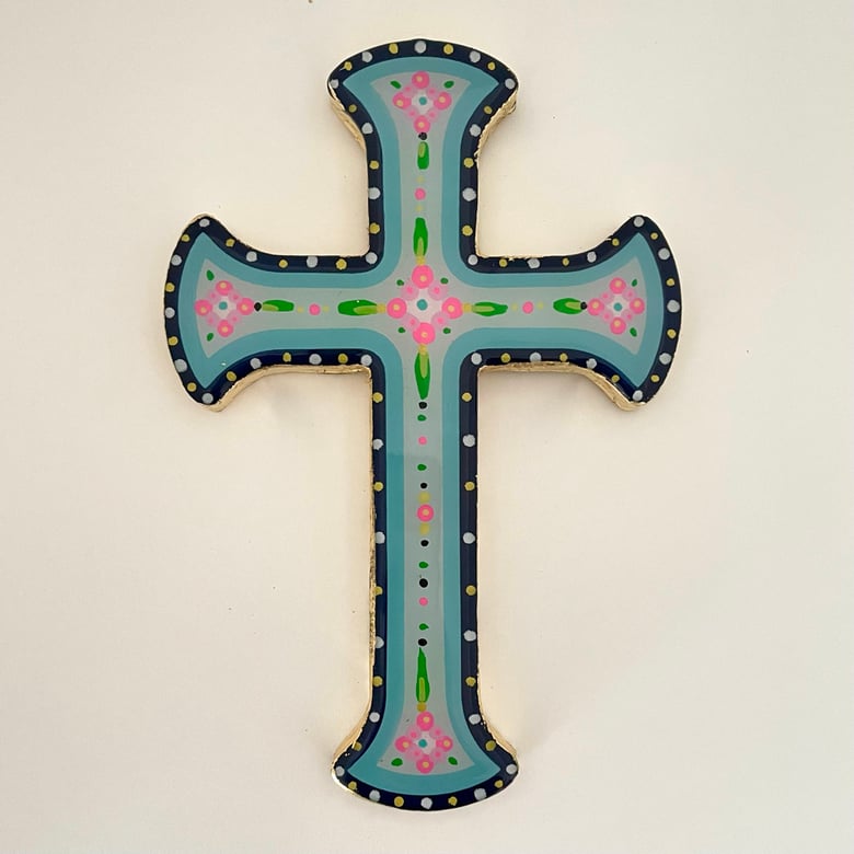 Image of Cosmic Cross Blue Tones