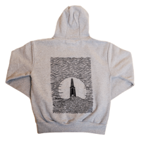 Image 2 of Cape Cornwall Hoodie Grey