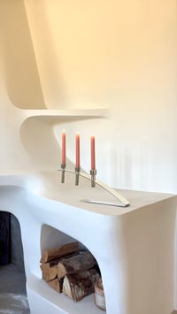 Image 2 of Chandelier 3 feux inox 