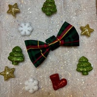 Image 2 of Howl-iday Plaid Bandana and/or Bow Tie