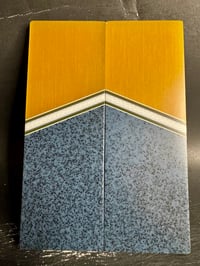 Image 2 of Lager G10 & Blue Grip-Tec Segmented Knife Scales