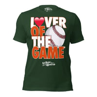 Image 1 of LOTG College Baseball Unisex T-shirt (Green & Orange)