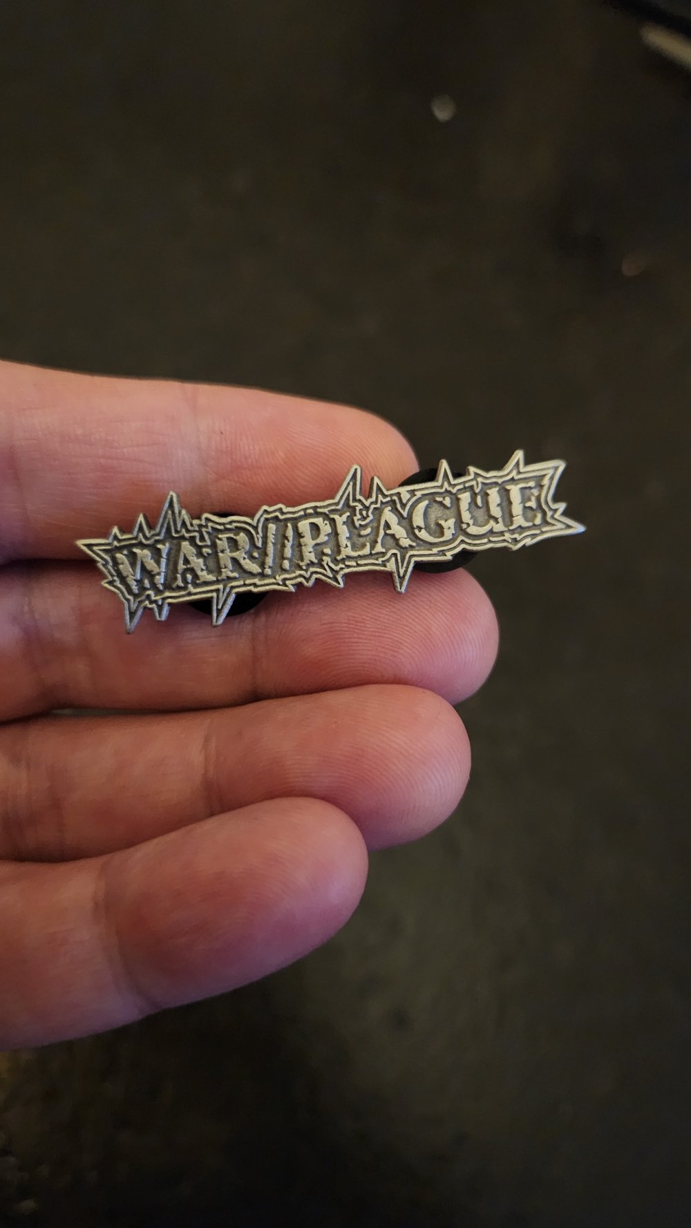 2" War//Plague enamel pin