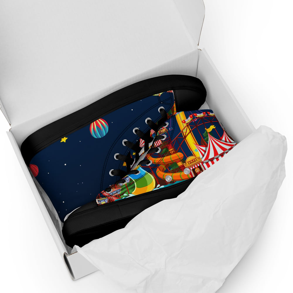 ZEN EXP - “Carnival” Women’s high top canvas shoes