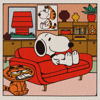 Snoopy Bootlegs Garfield