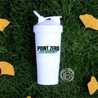Point Zero Activewear 600ml White Protein Shaker