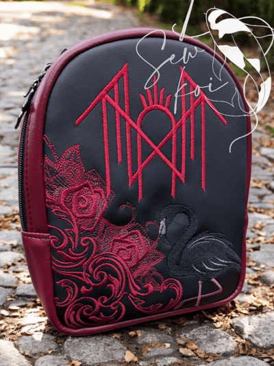 Image of Mav Sling - Black Flamingo, red version *PREORDER*