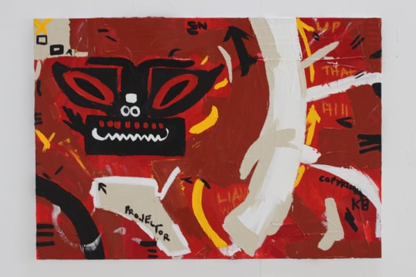 Image of untitled painting 2, “diablo” series 