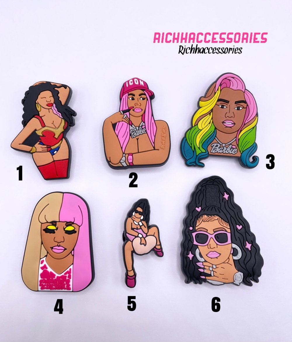 Nicki Minaj Croc Charms