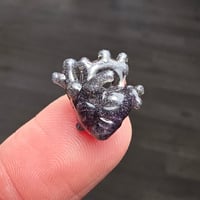 Image 1 of MINIATURE "LAYERS OF LOVE" ANATOMICAL HEART PENDANT 10