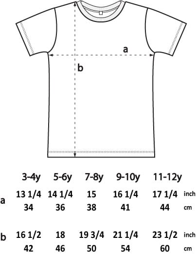 Scratch Black 'Back print' Kids-T (Organic)