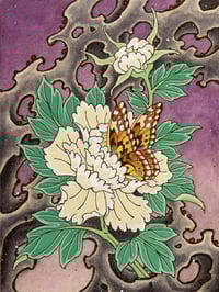 Butterfly and Peony