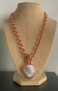 Image 3 of Calcite & Copper Necklace for Marvin