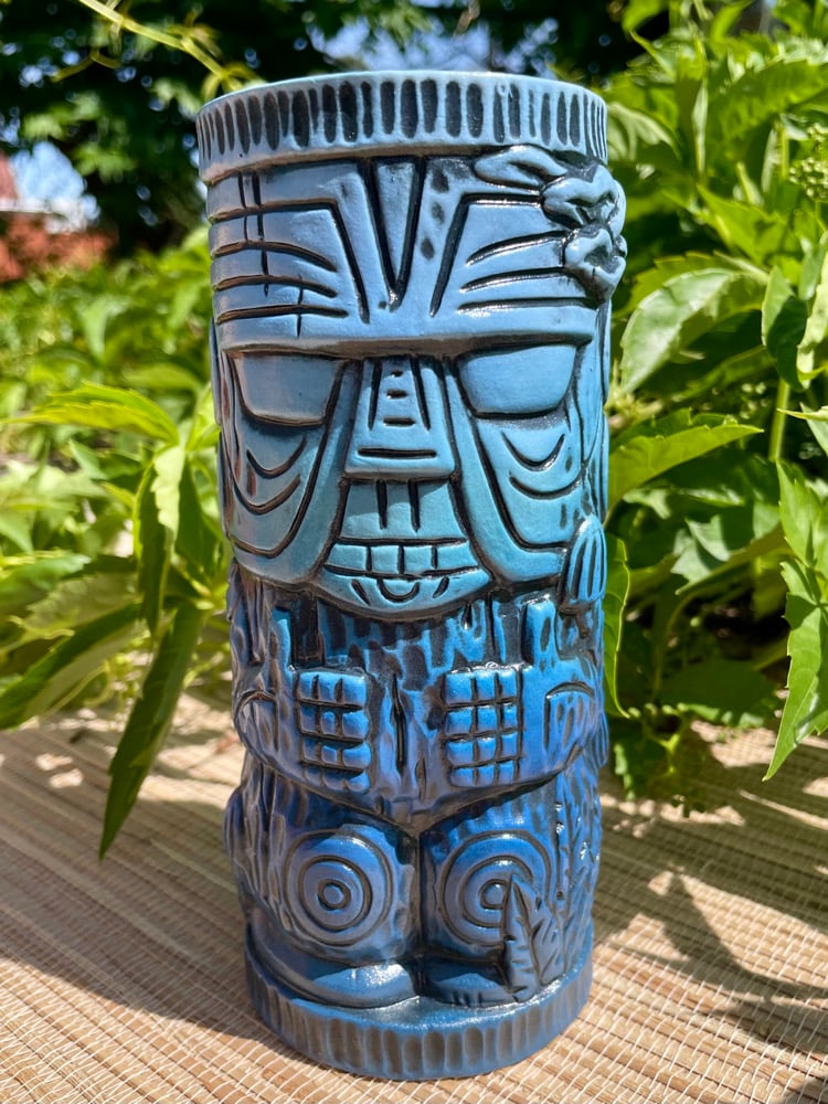 Image of Blue Fungi Peanut Mug
