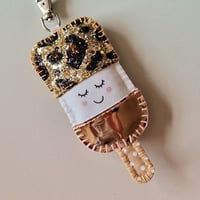 Image 2 of Scraps Collection: Leopard Print Keyrings