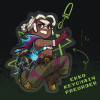 [PREORDER] Ekko keychain | arcane finale 