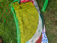 Image 14 of Wrap petal skirt 8-18 uk green waistband