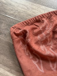 Image 2 of Faux suede tube top