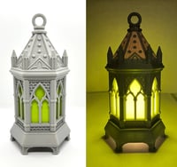Lime Green - Light Grey Lantern / Nightlight