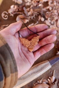 Image 4 of Oak and Acorn Special~Pendant Necklace 