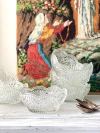 Image 1 of coupelles en verre ciselé x7