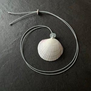 Image of Large shell and sea glass necklace