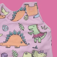 Image 1 of Pink Dinos Romper