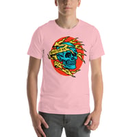 Image 7 of Marlowe Ink Blue Skull Unisex t-shirt