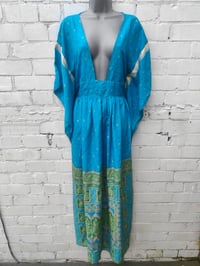 Image 2 of FLORENCE maxi dress turquoise