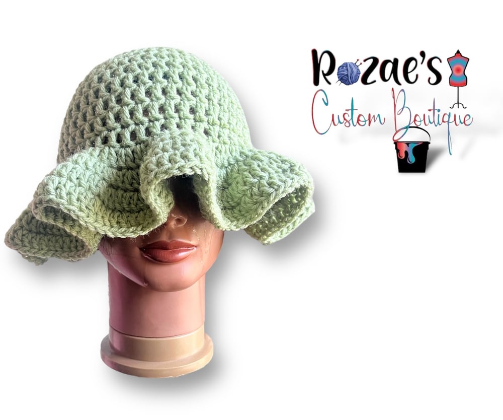 Image of Loose ruffle hats