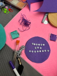 Image 3 of Felt ART award badges |  Clapham 
