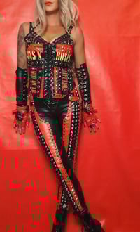 Image 7 of GUN'S N ROSES NIGHTTRAIN LACE UP TOP