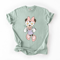 Image 3 of flower and garden mouse tee