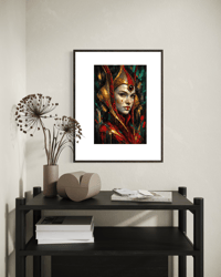 Image 2 of Queen Amidala Prints paper and canvas 