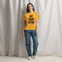 Image 4 of Not Today Satan Women's Tee - Black