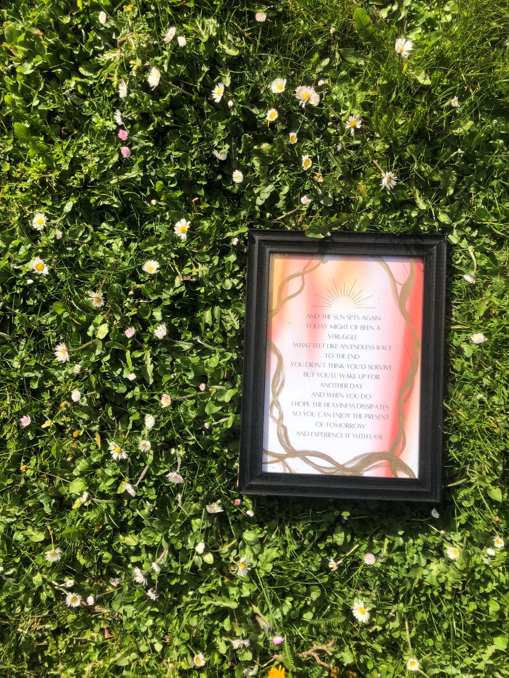 Framed poetry