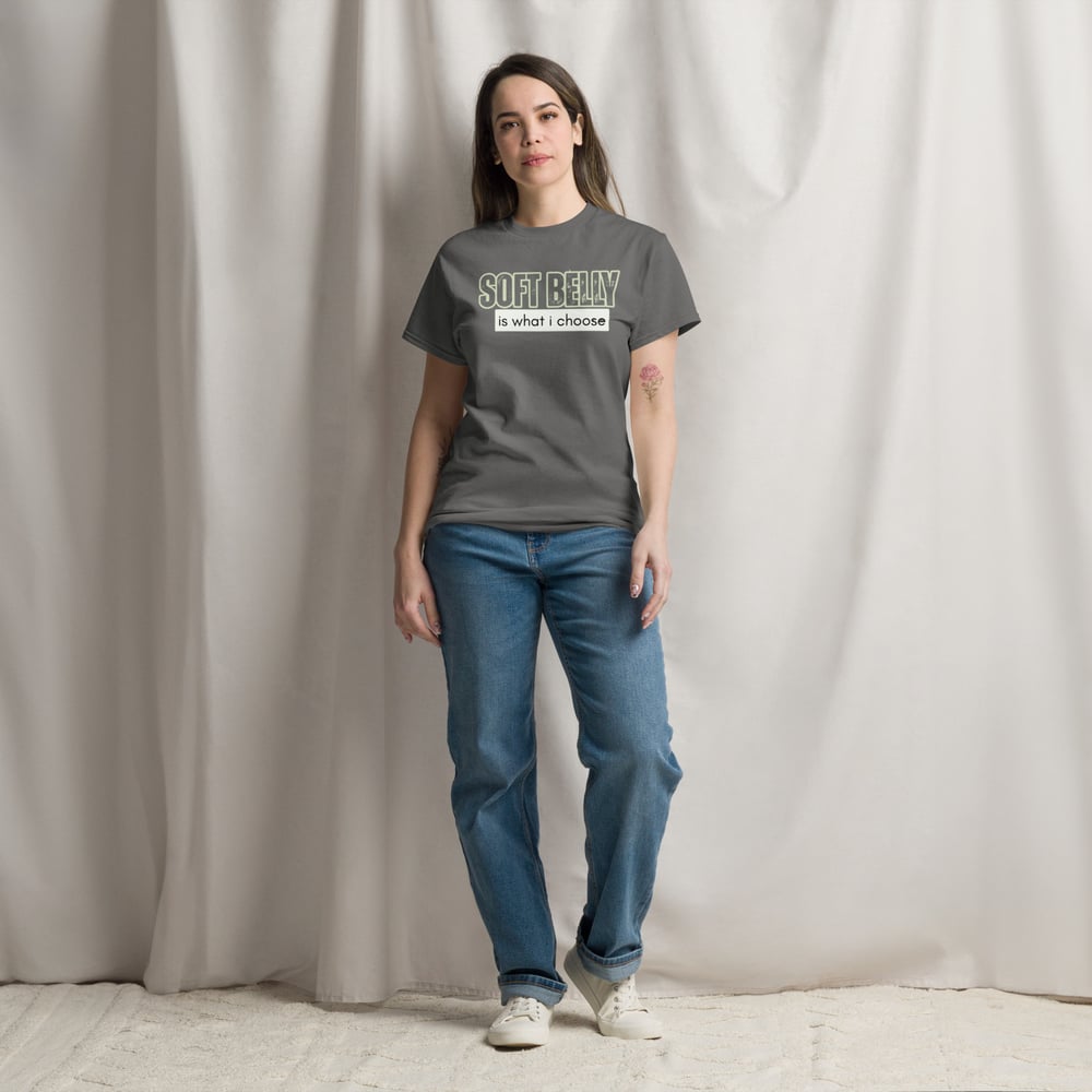 Image of Soft Belly TYPE Tee_Black 