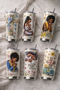 Image 1 of Spiritual 20 oz cup wraps