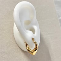 Image 1 of Gold Hoops 