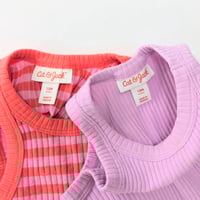 Image 3 of Baby Girls Cat & Jack/Grayson 7PC Tank & Short Bundle