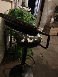 Image 10 of Luxurious Cowhide Bar Stools:
