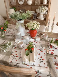 Image 3 of SALE! The Sweet Strawberry Table Runner ( 2 Options )