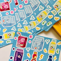 Image 4 of Saiki K Drink Sticker Sheet